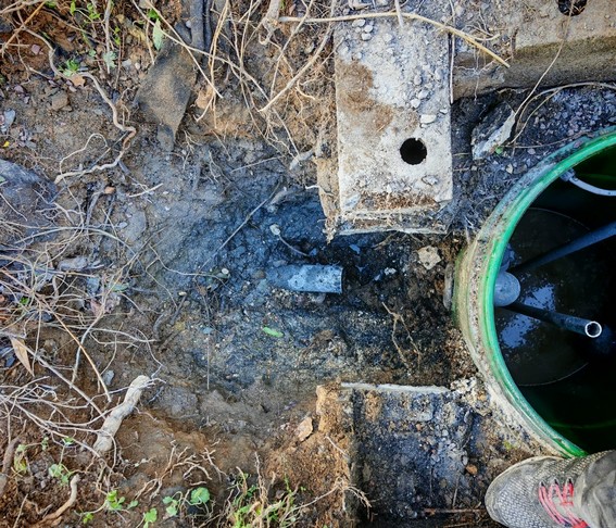 Pompe de relevage encrassée en panne