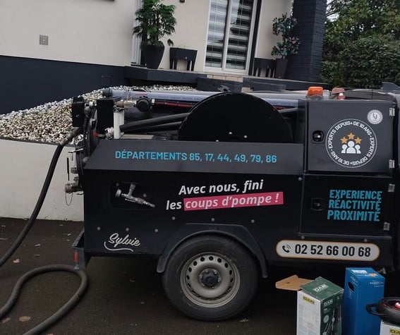 Camion d'intervention de pompage inondation