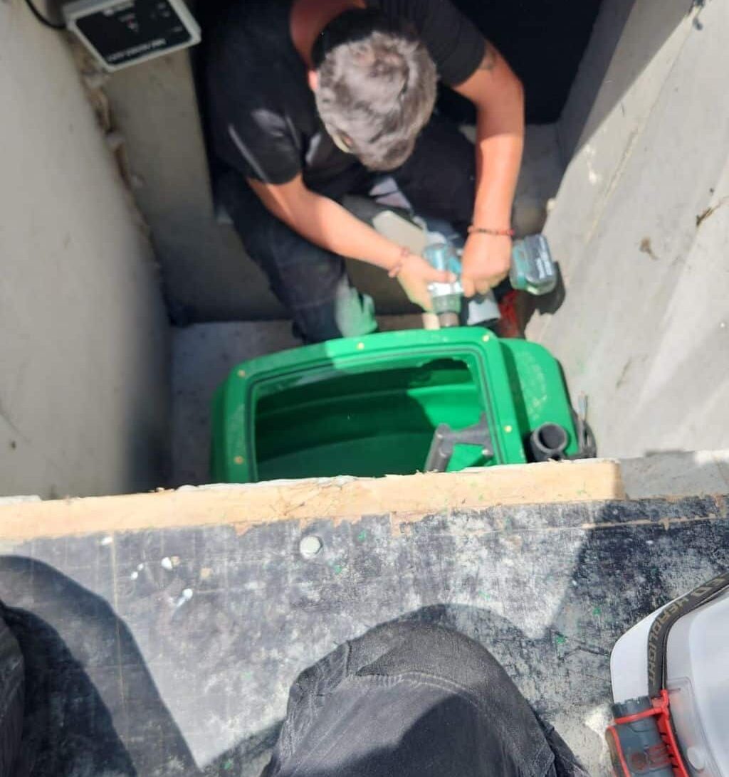 CHU Nantes installation poste relevage Installation d'un poste de relevage temporaire au CHU de Nantes