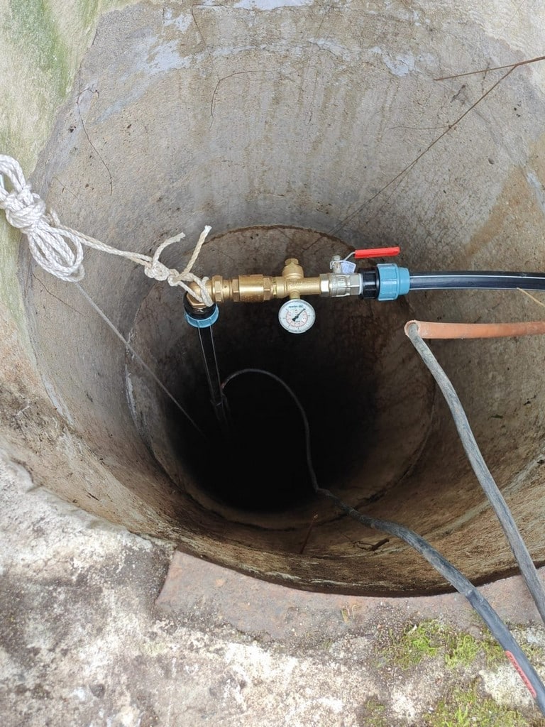 Installation d'une pompe de puits par La Pompe et Vous