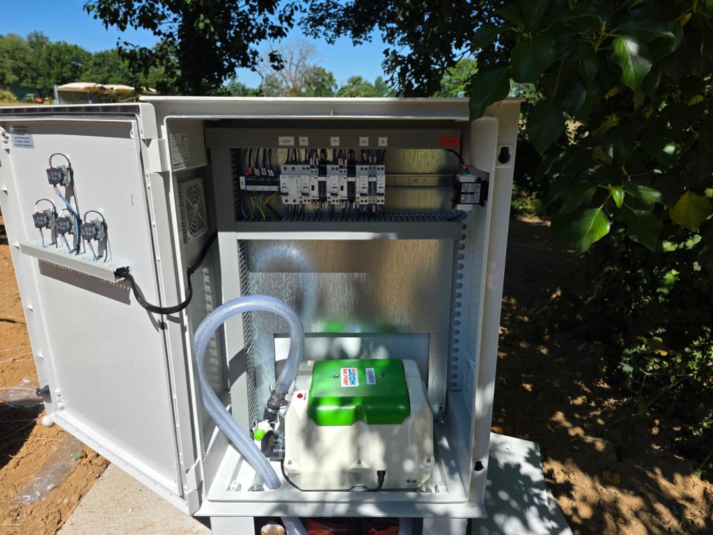 Tableau de commande d'une micro-station