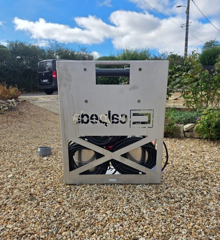 Installation d'une pompe de relevage Calpeda eaux pluviales